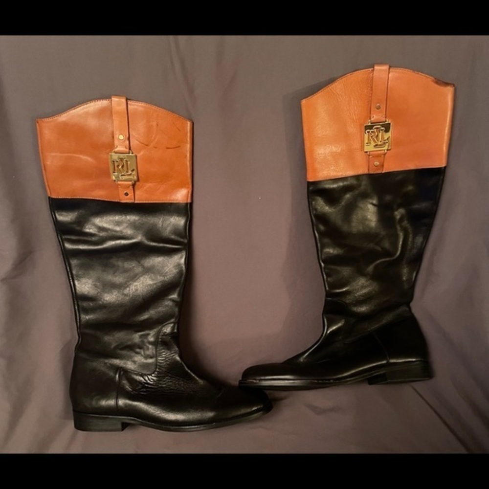 Ralph Lauren Riding Boots. Size 9